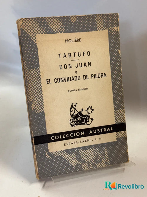 Portada de Don Juan o El convidado de piedra de Molière, libro de segunda mano