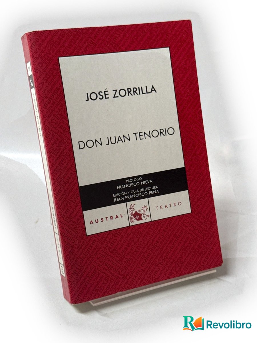 Portada de Don Juan Tenorio de José Zorrilla, libro de segunda mano