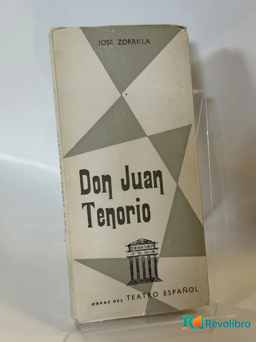 Portada de Don Juan Tenorio de José Zorrilla, libro de segunda mano