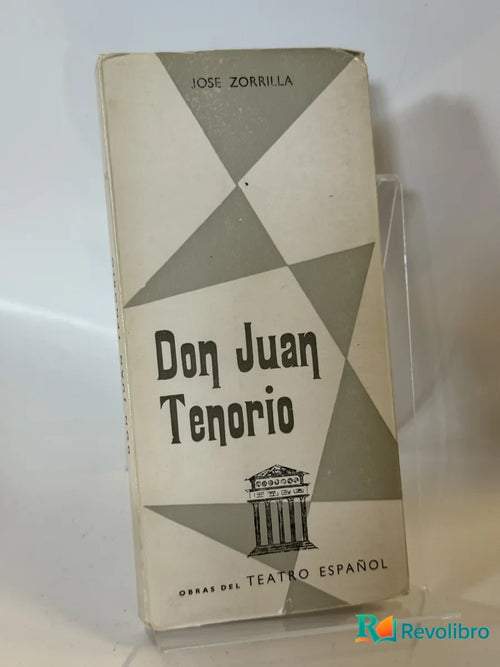 Portada de Don Juan Tenorio de José Zorrilla, libro de segunda mano