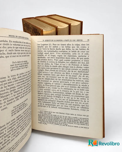 Foto 4 de DON QUIJOTE DE LA MANCHA – 4 TOMOS COMPLETOS de Cervantes, libro de segunda mano