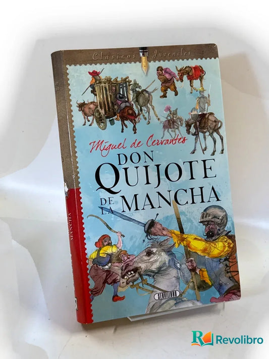 Portada de Don Quijote de la Mancha de Miguel de Cervantes, libro de segunda mano
