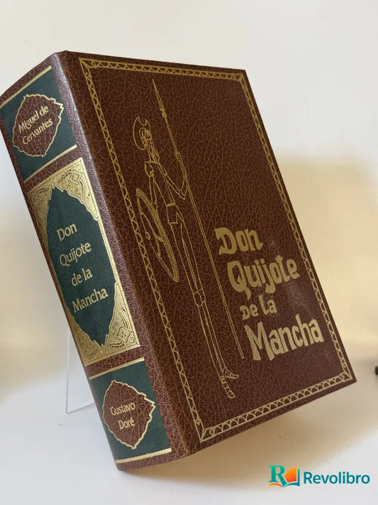 Portada de Don Quijote de la Mancha de Miguel de Cervantes, libro de segunda mano
