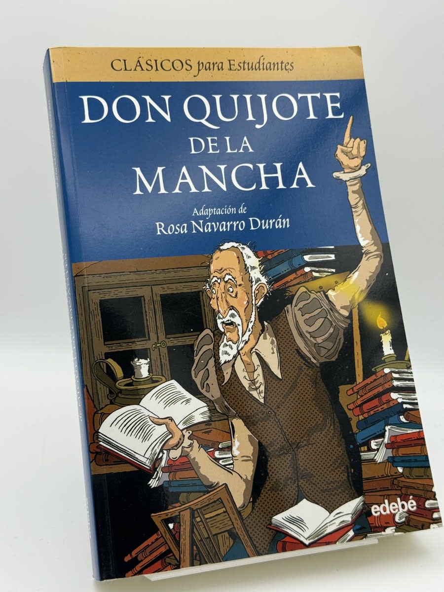 Portada de Don Quijote de la Mancha de Miguel de Cervantes Saavedra, libro de segunda mano
