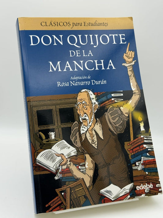 Portada de Don Quijote de la Mancha de Miguel de Cervantes Saavedra, libro de segunda mano
