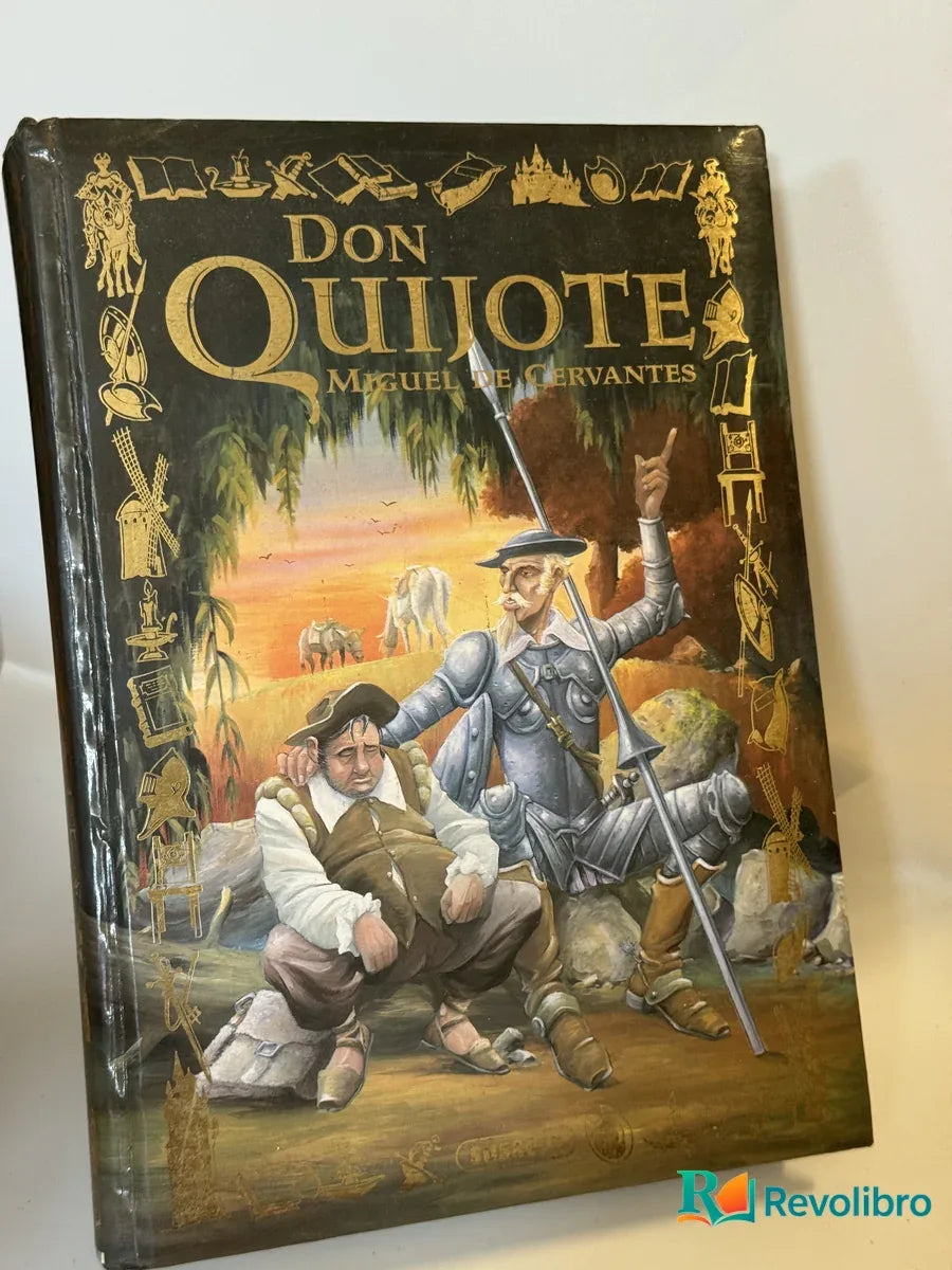 Portada de Don Quijote de Miguel de Cervantes, libro de segunda mano