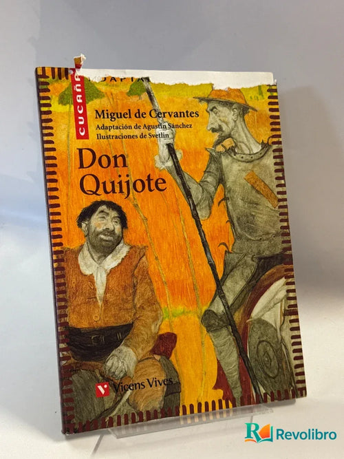 Portada de Don Quijote de Miguel de Cervantes, libro de segunda mano