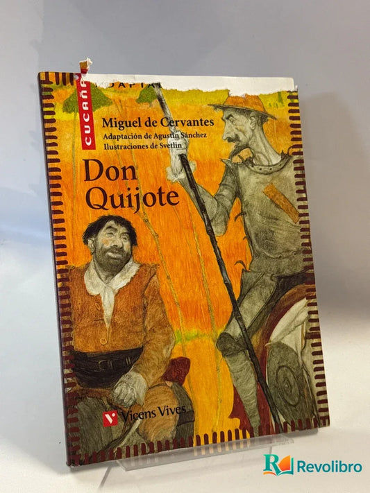 Portada de Don Quijote de Miguel de Cervantes, libro de segunda mano