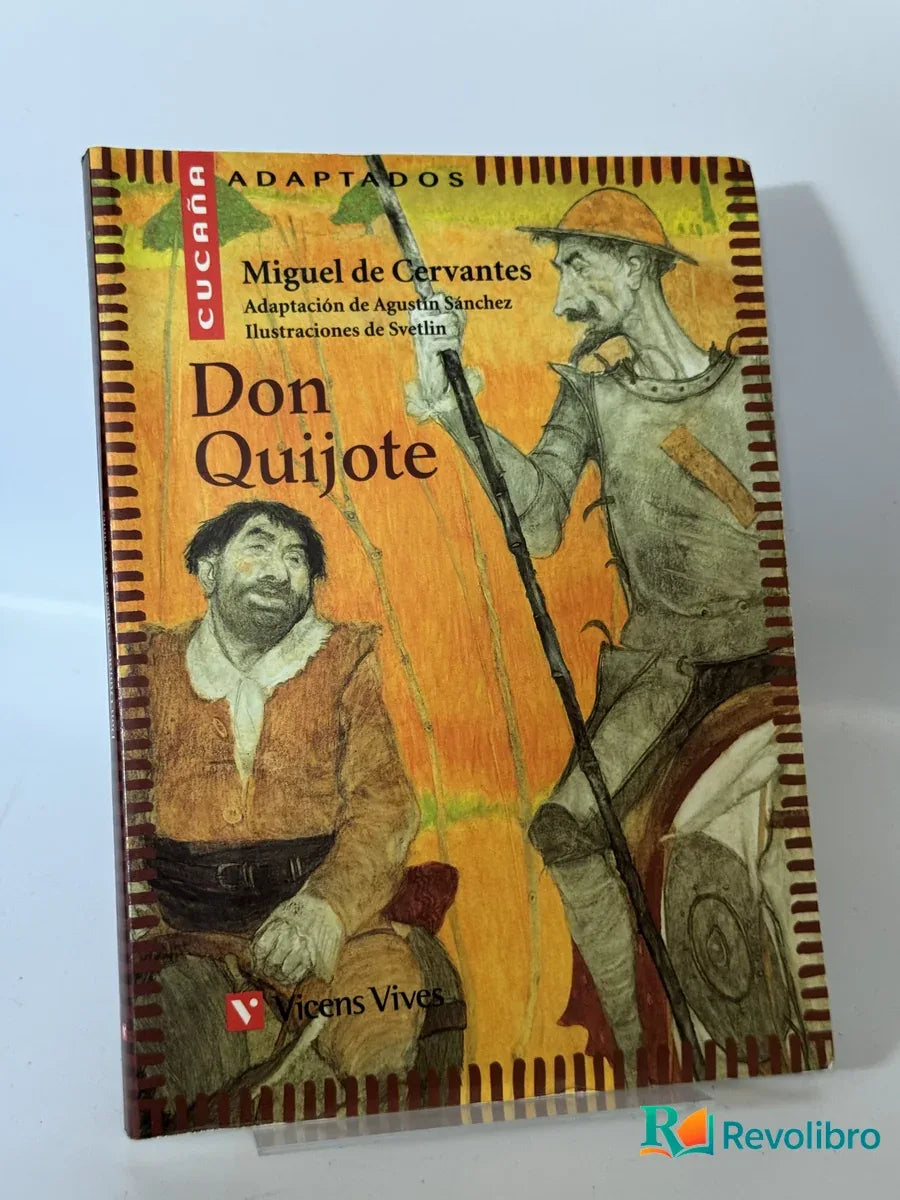 Portada de Don Quijote de Miguel de Cervantes, libro de segunda mano