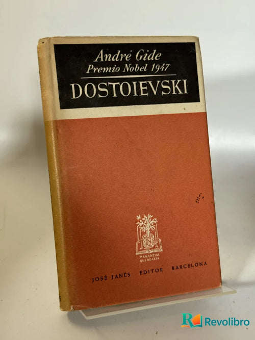Portada de Dostoievski de André Gide, libro de segunda mano