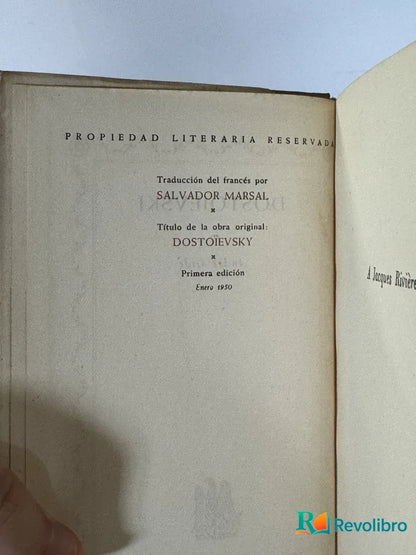 Foto 2 de Dostoievski de André Gide, libro de segunda mano