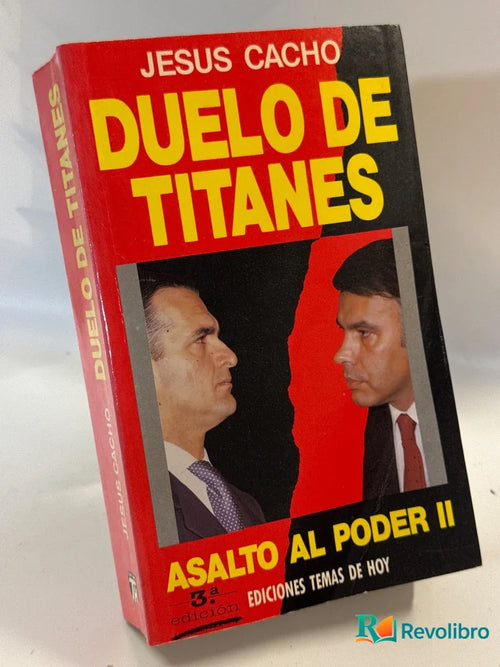 Portada de Duelo de titanes de Jesús Cacho, libro de segunda mano