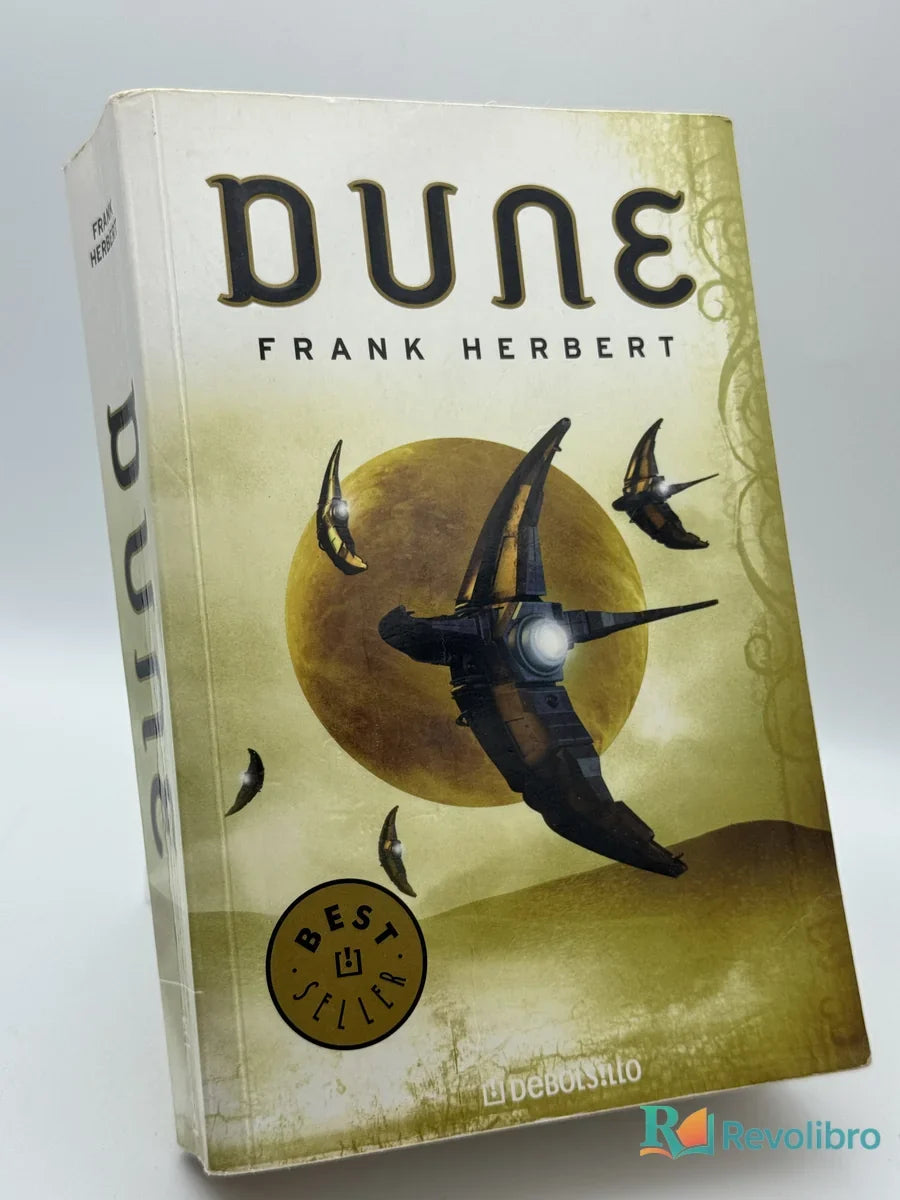 Portada de Dune de Frank Herbert, libro de segunda mano