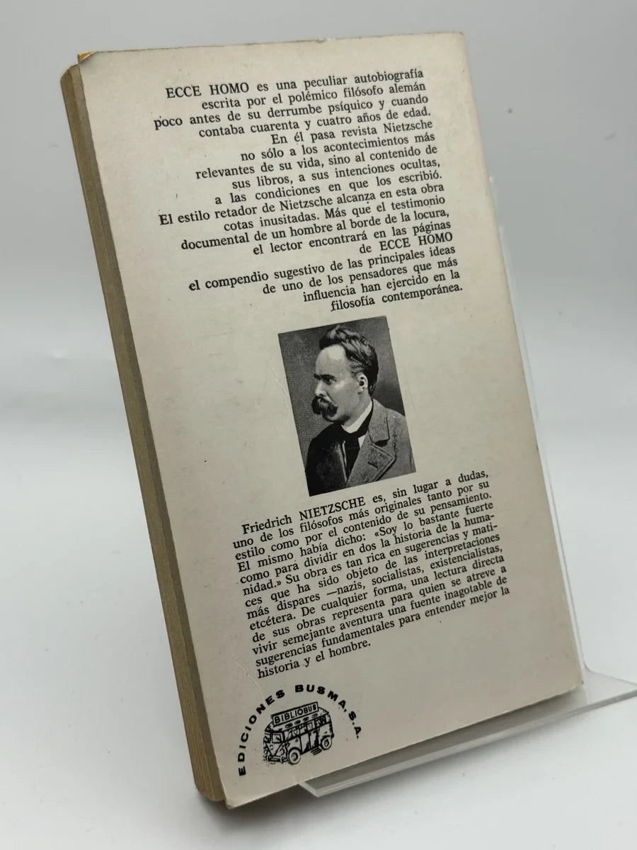 Foto 3 de Ecce homo de Friedrich Wilhelm Nietzsche, libro de segunda mano
