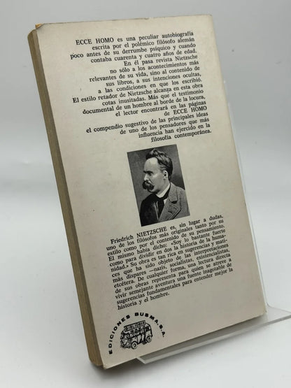 Foto 3 de Ecce homo de Friedrich Wilhelm Nietzsche, libro de segunda mano