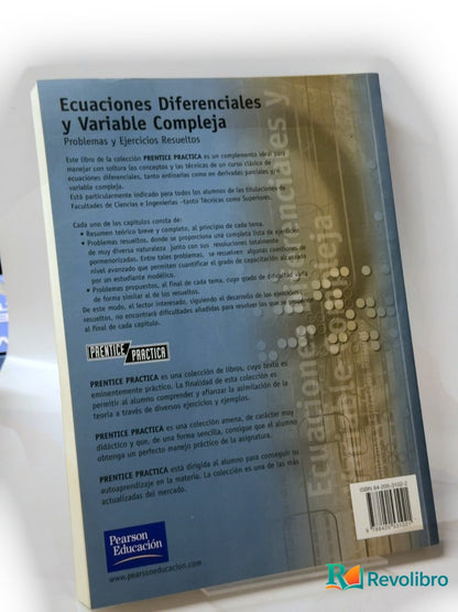 Foto 2 de Ecuaciones diferenciales y variable compleja de Julián López-Gómez, libro de segunda mano