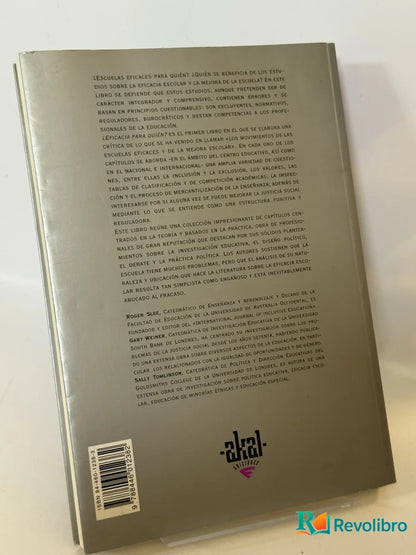 Foto 2 de ¿Eficacia para quién? de Sally Tomlinson (ed.), libro de segunda mano