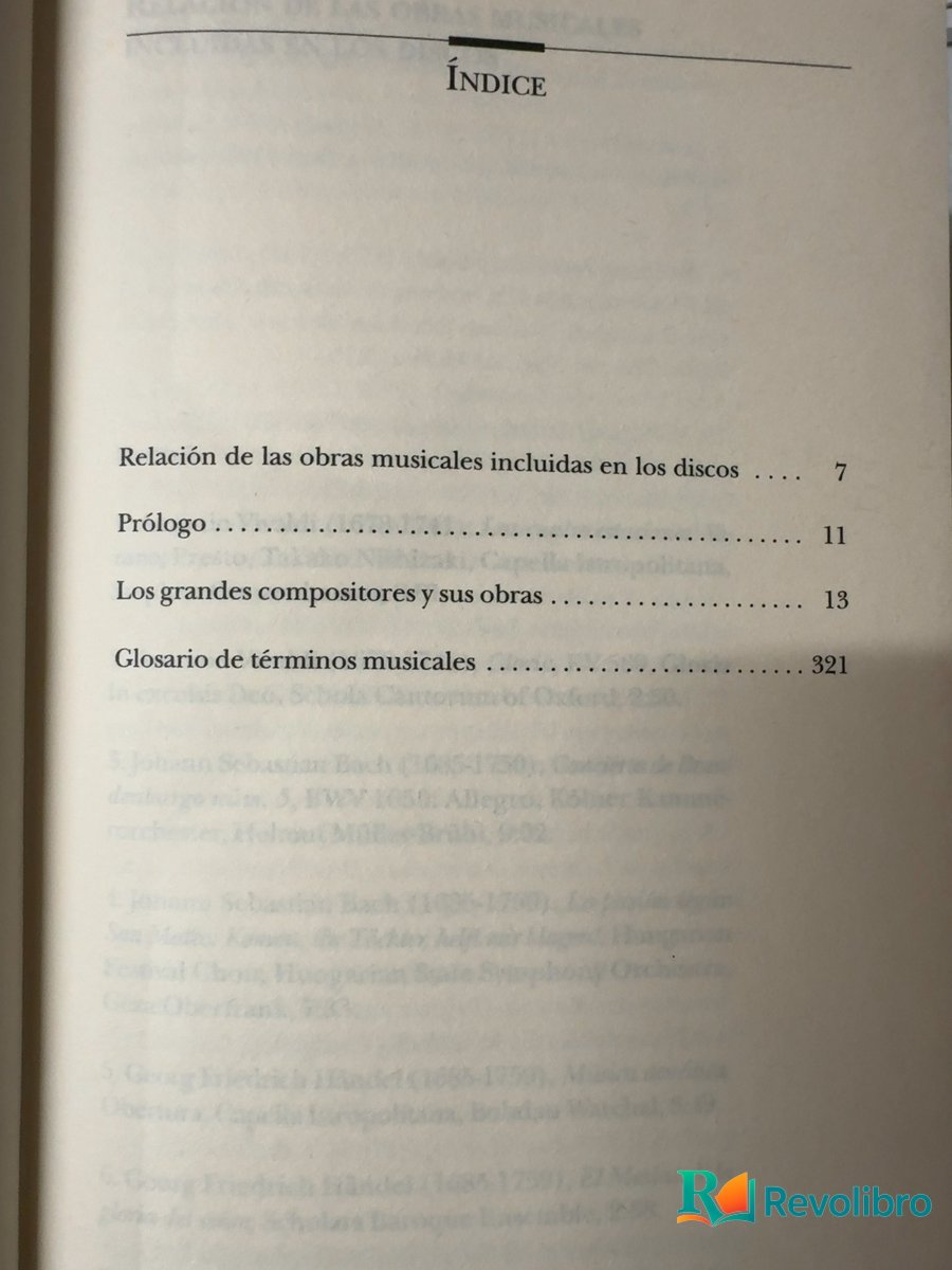 Foto 5 de El ABC de la música clásica - 1ª edición de Eckhardt van den Hoogen, libro de segunda mano