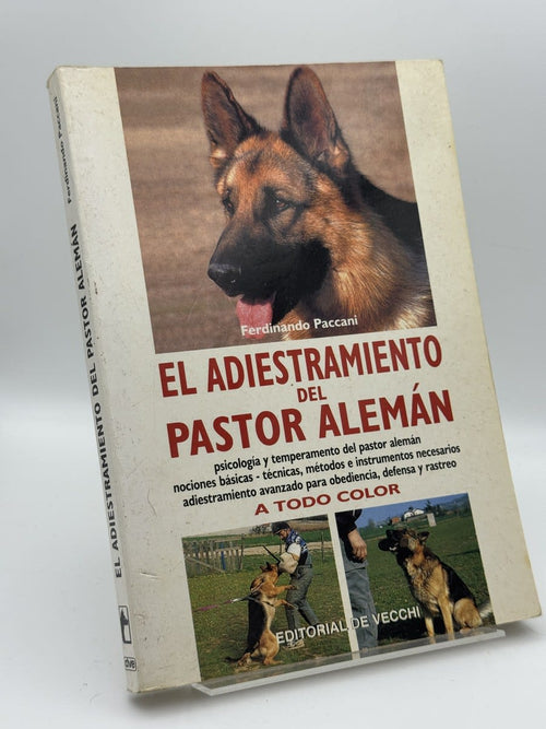 El Adiestramiento del Pastor Aleman - Ferdinando Paccani - Portada