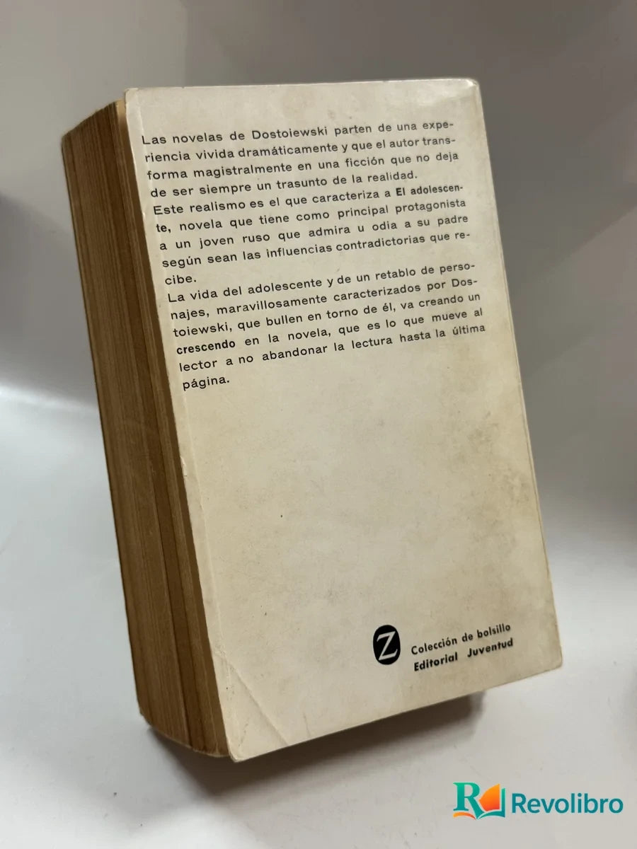 Foto 2 de el adolescente de fedor dostoiewski, libro de segunda mano