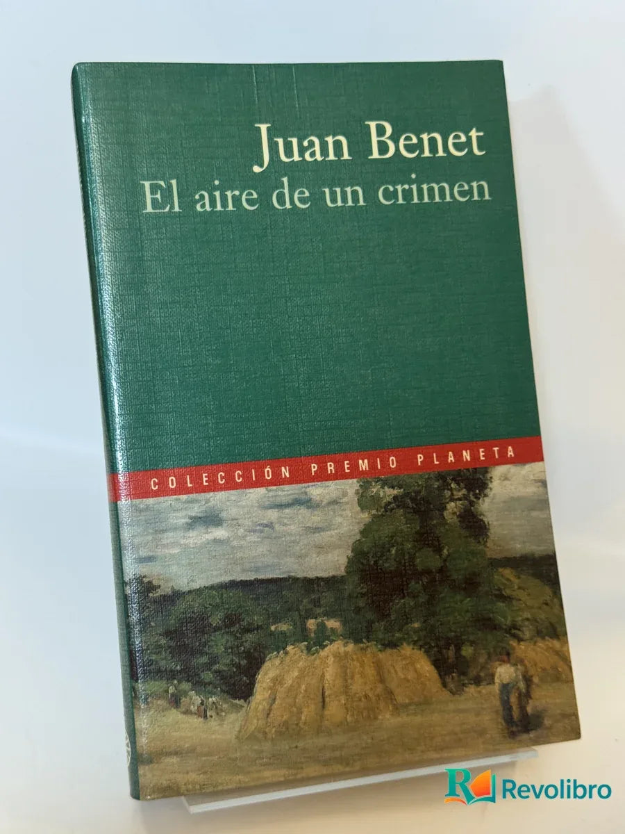 Portada de El aire de un crimen de Juan Benet, libro de segunda mano