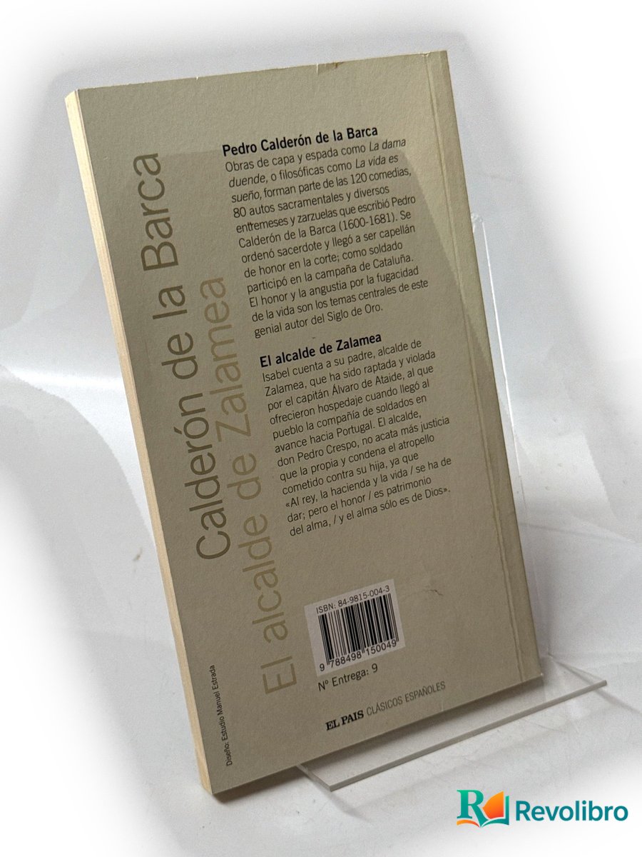 Foto 2 de El alcalde de Zalamea de Pedro Calderón de la Barca, libro de segunda mano