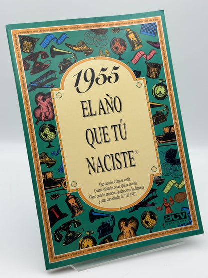 Portada de El año que tú naciste 1955 de ACV ediciones, libro de segunda mano