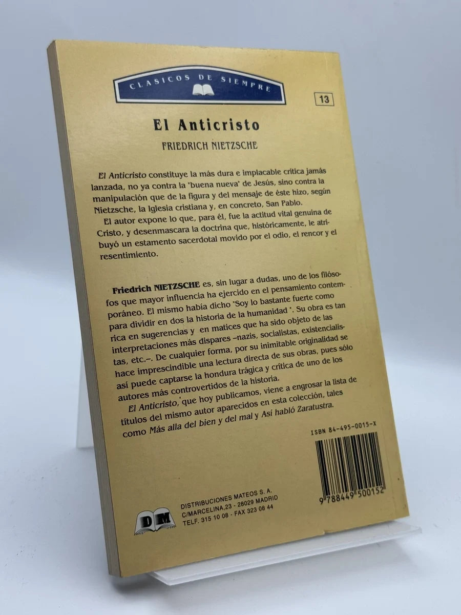 Foto 2 de El Anticristo de FRIEDRICH NIETZSCHE, libro de segunda mano