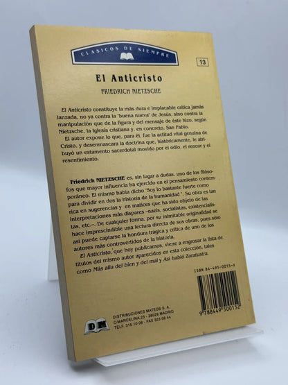 Foto 2 de El Anticristo de FRIEDRICH NIETZSCHE, libro de segunda mano