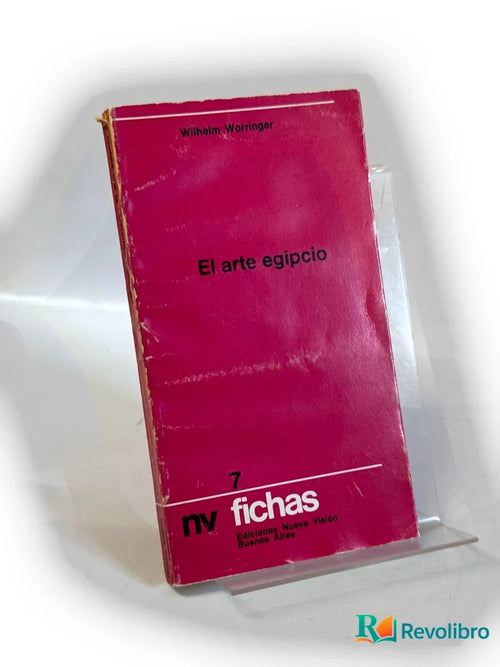 Portada de El arte egipcio de Wilhelm Worringer, libro de segunda mano