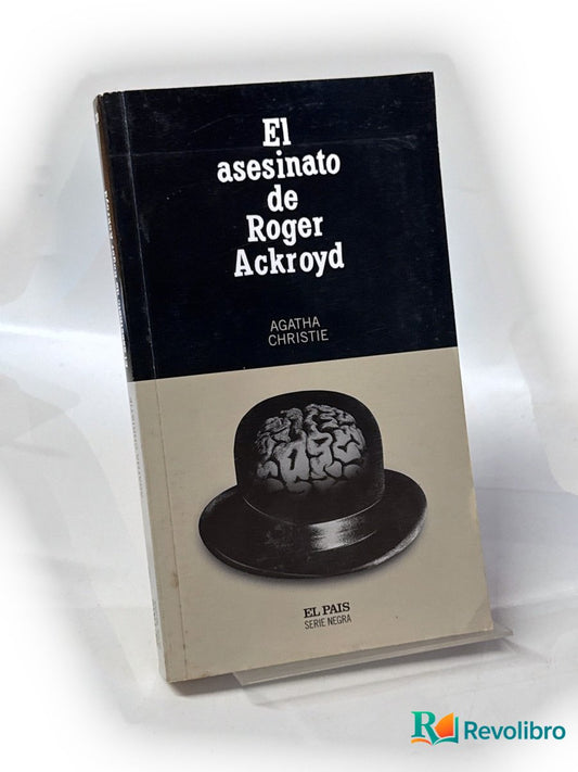 Portada de El asesinato de Roger Ackroyd de Agatha Christie, libro de segunda mano