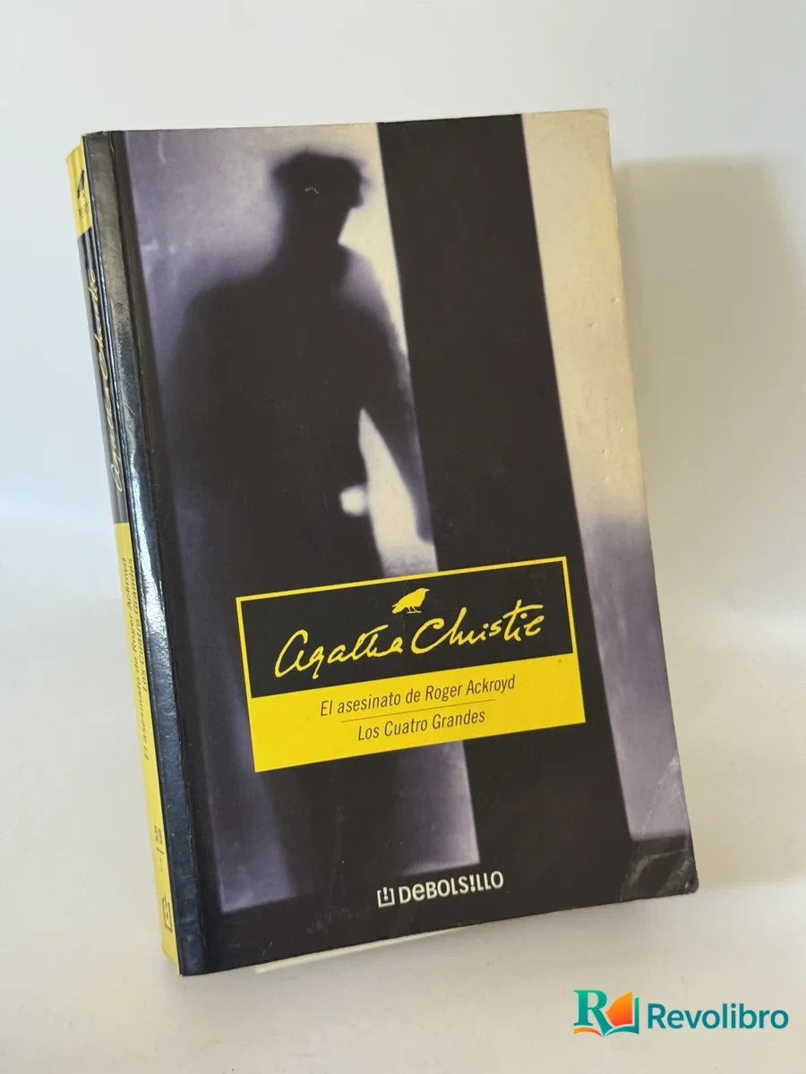 Portada de El asesinato de Roger Ackroyd de Agatha Christie, libro de segunda mano