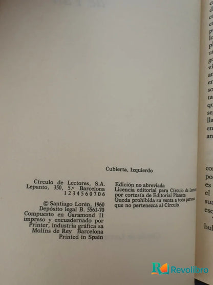 Foto 2 de El baile de pan - 1ª edición de Santiago Lorén, libro de segunda mano
