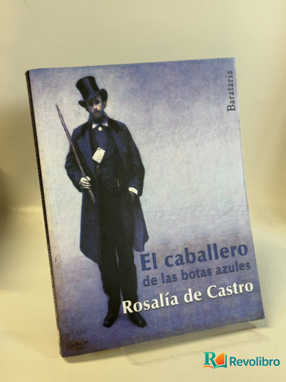 Portada de El caballero de las botas azules de Rosalía de Castro, libro de segunda mano