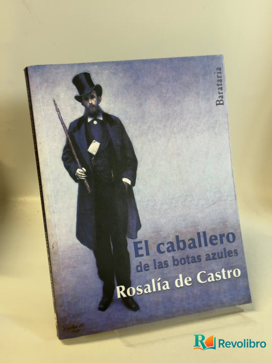 Portada de El caballero de las botas azules de Rosalía de Castro, libro de segunda mano