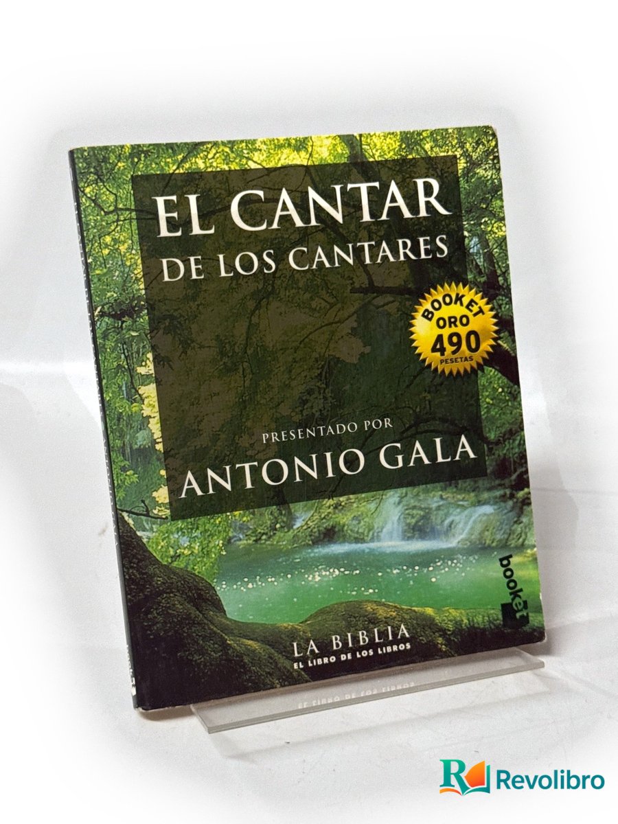Portada de El cantar de los cantares de Antonio Gala, libro de segunda mano
