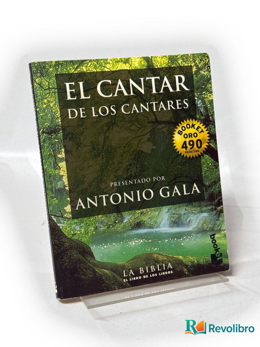 Portada de El cantar de los cantares de Antonio Gala, libro de segunda mano