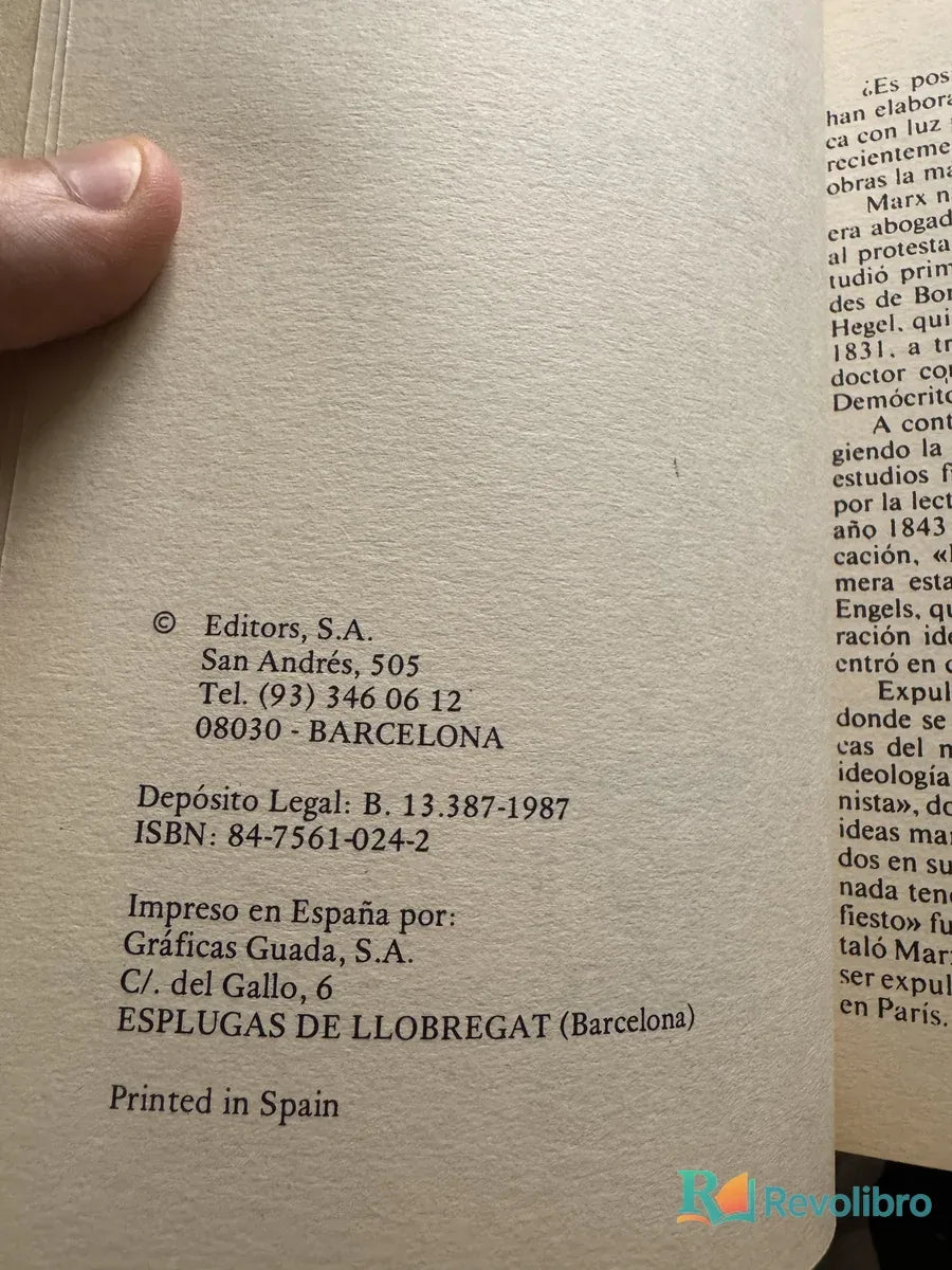 Foto 2 de El Capital de Karl Marx, libro de segunda mano