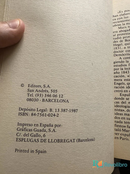 Foto 2 de El Capital de Karl Marx, libro de segunda mano