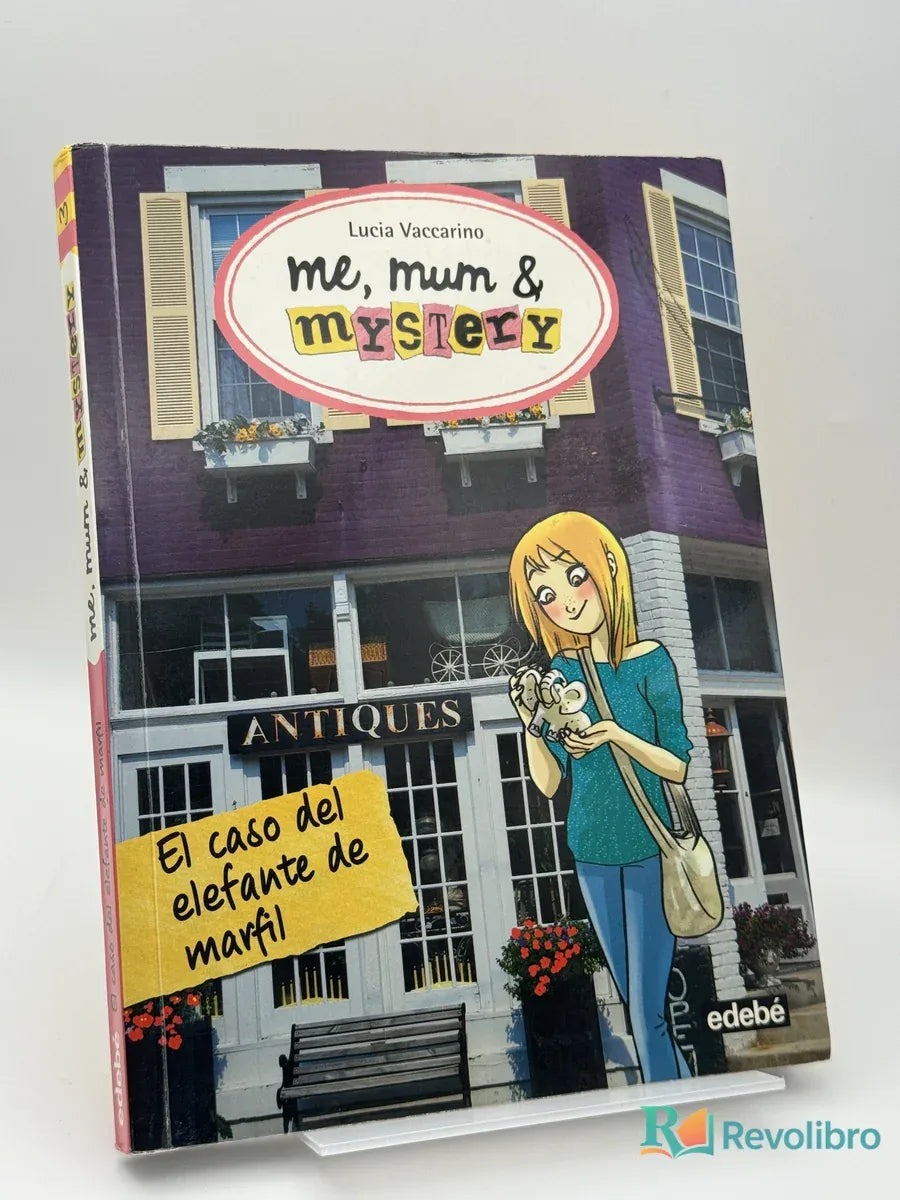 Portada de El caso del elefante de marfil de Lucia Vaccarino, libro de segunda mano