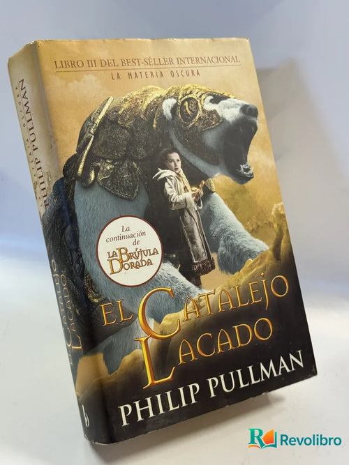 Portada de El Catalejo Lacado de Philip Pullman, libro de segunda mano