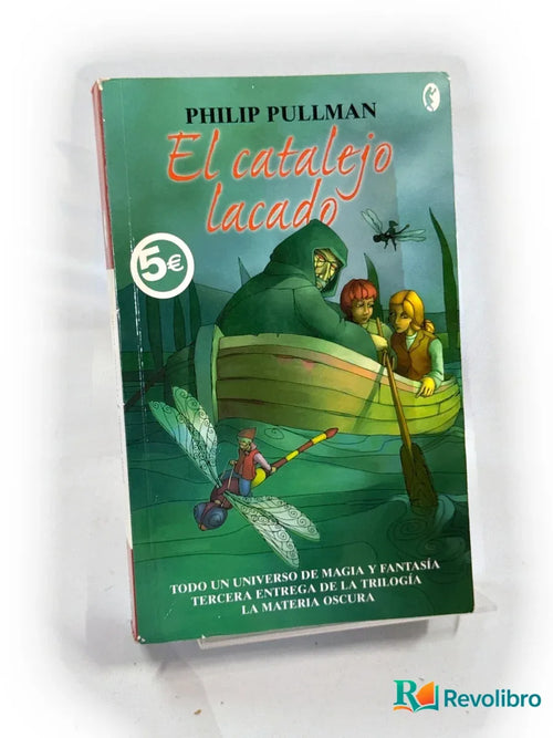Portada de El catalejo lacado de Philip Pullman, libro de segunda mano