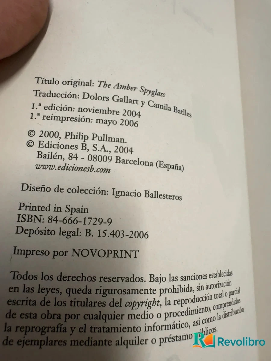 Foto 3 de El catalejo lacado de Philip Pullman, libro de segunda mano