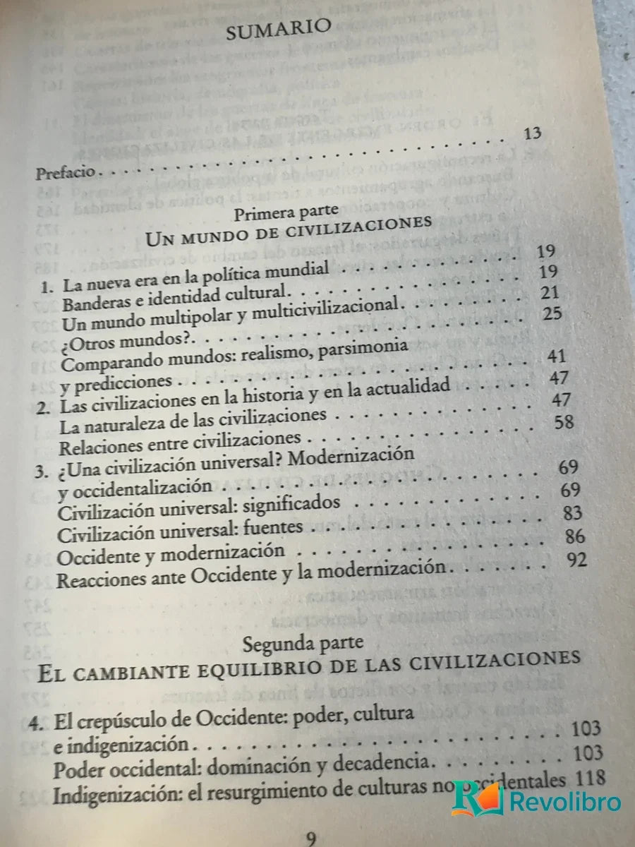 Foto 5 de El choque de civilizaciones y la reconfiguración del orden mundial - 1ª edición de Samuel P. Huntington, libro de segunda mano