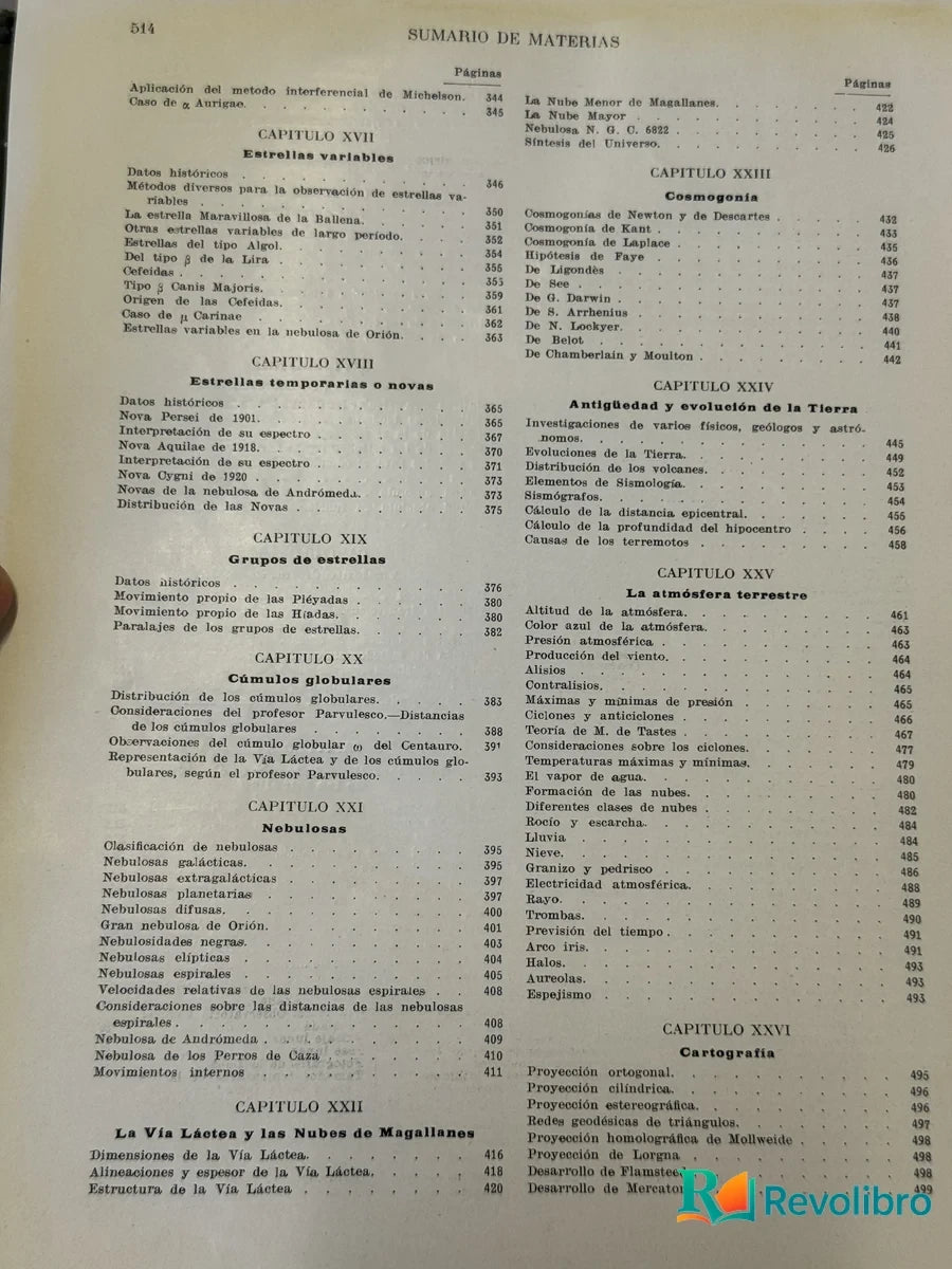 Foto 4 de El Cielo de D. José Comas Solá, libro de segunda mano