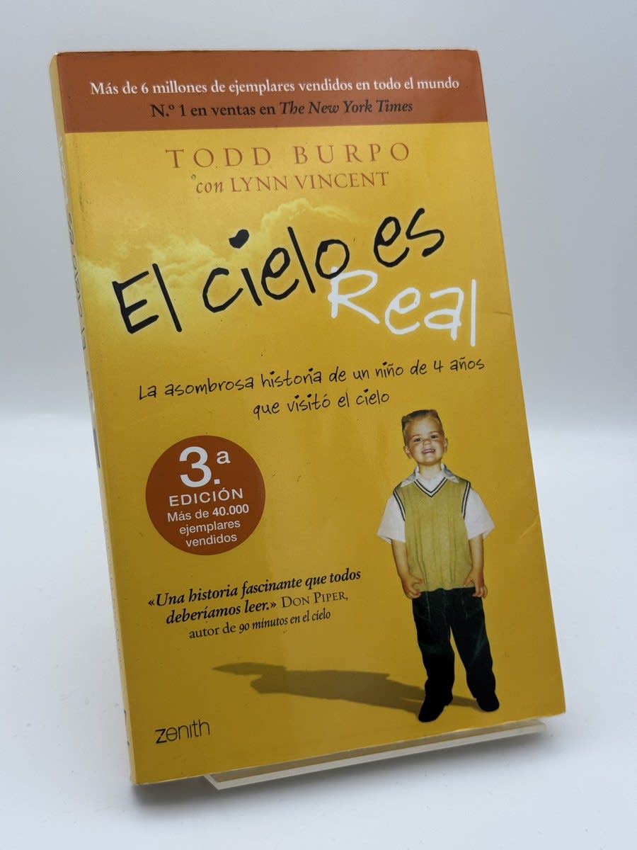 Portada de El cielo es real - Todd Burpo de Todd Burpo, libro de segunda mano