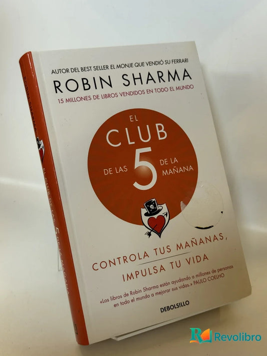 Portada de El club de las 5 de la mañana de Robin Sharma, libro de segunda mano