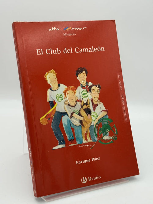 Portada de El Club Del Camaleon de Enrique Paez, libro de segunda mano