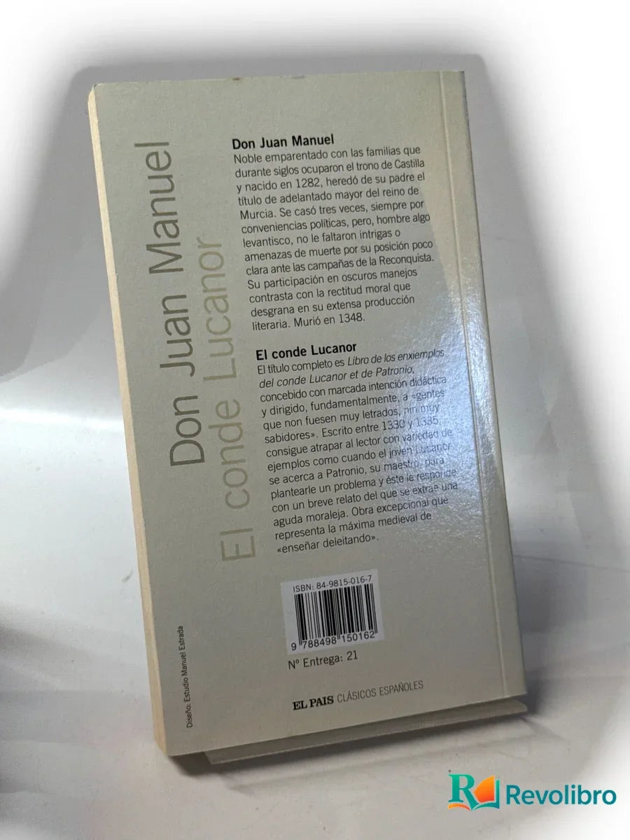 Foto 2 de El conde Lucanor de Don Juan Manuel, libro de segunda mano