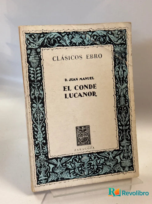 Portada de El conde Lucanor de Juan Manuel, libro de segunda mano